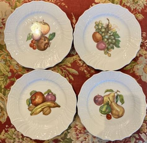 Vintage Hutschenreuther Set Of 4 Salad Plates And 4 Dinner Plates Made