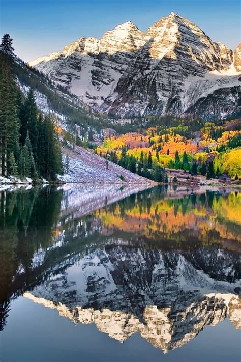 Maroon Bells In Autumn Colorado A1 Pictures