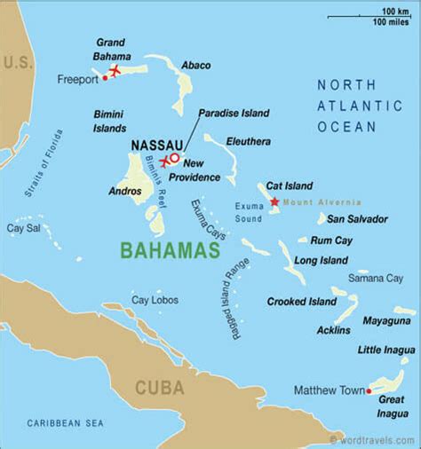 Learn how to create your own. Bahamas Travel Map