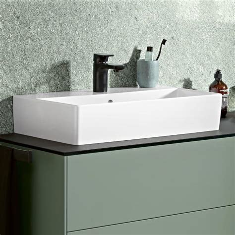 Villeroy And Boch Memento 20 Washbasin White With Ceramicplus With 1