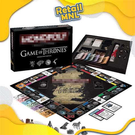 Retailmnl Monopolies Game Of Thrones Collector S Edition Board Game