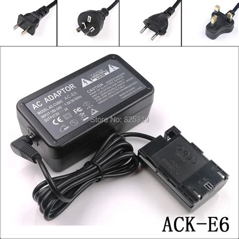 Ack E6 Dr E6 Acke6 Ack E6 Ac Power Adapter Kit For Canon Digital Slr