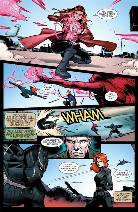 Black Widow Prelude 1 Scarlet Witch Comic Marvel Comics Art