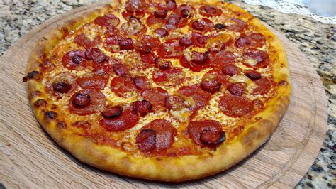 Pepperoni Mozzarella And Parmesan Cheese Pizza