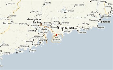 Shenzhen Province Map