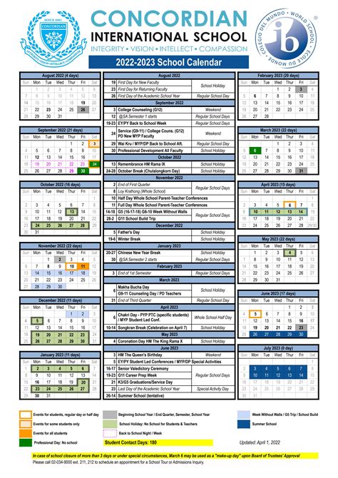 Concordian School Calendar By Concordian International School Issuu
