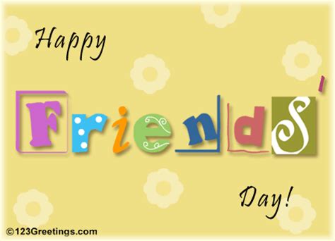 You are one of the best friends of mine. Happy Friends' Day! Free Women's Friendship Day eCards, Greeting Cards | 123 Greetings