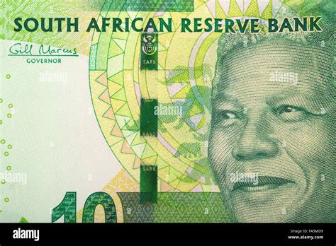 Detail Of Rand Banknote South African Rands Is The National Currency