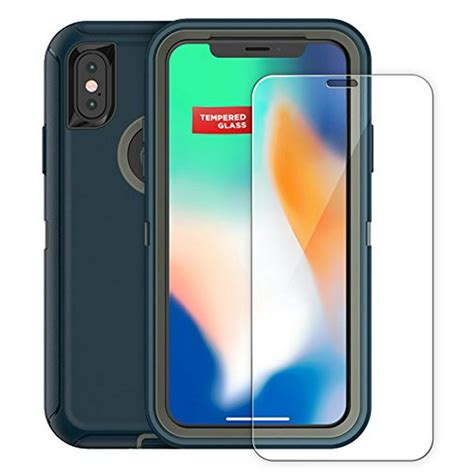 Tempered Glass Screen Protector For Otterbox Defender Case Iphone X