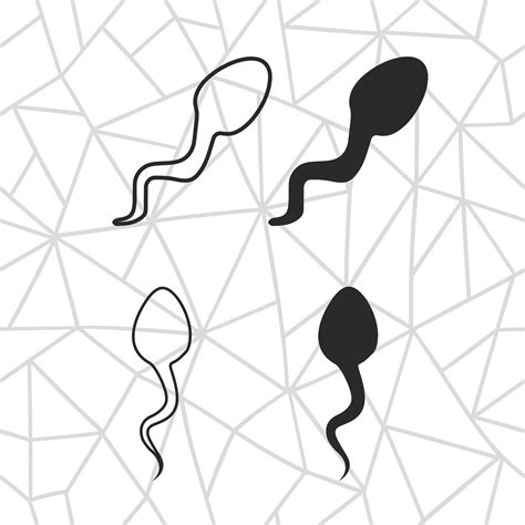 Sperm Silhouette Svg Sperm Silhouette Outlines Sperm Svg Etsy