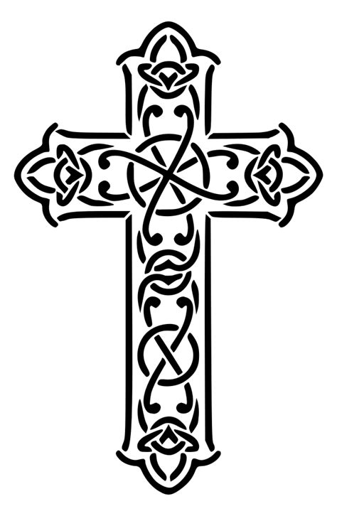 Onlinelabels Clip Art Celtic Cross 7 Optimized