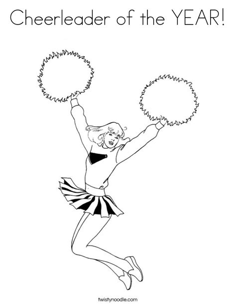 Cheerleading Megaphone Coloring Pages Boringpop