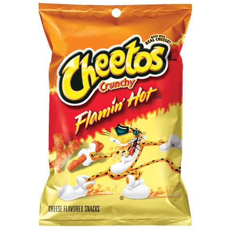 Cheetos Flamin Hot Crunchy Cheese Flavored Snacks 2 75 Ounce Bags 6ct Box