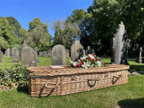 Wicker Coffin Traditional Shape