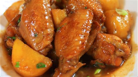 4 cloves garlic crushed and diced. Chicken Wings with Potatoes recipe / 燒雞翅土豆 - YouTube