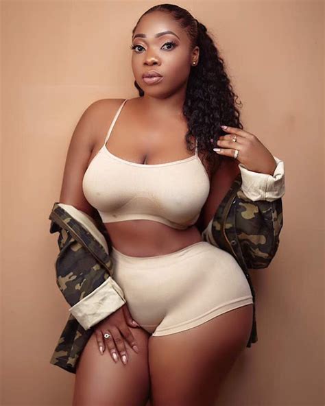 Curvy Ghanaian Actress Moesha Boduong Goes Braless In Sultry Photos