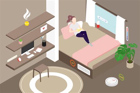 Smart Home Livingroom Isometric Illustration By Angelbi88 On Envato