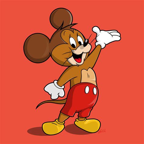 Vector Illustration Of Jerry Mouse By The Salvare Ben Richards Tv