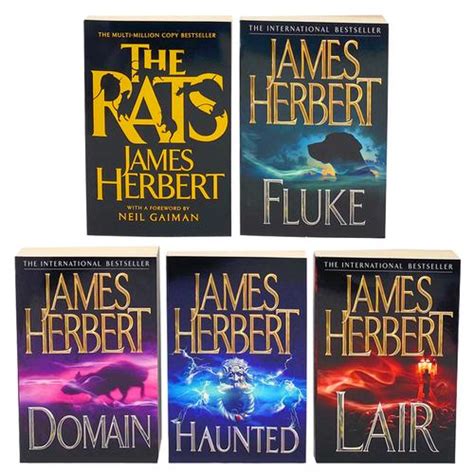 James Herbert The Rats Trilogy Series 5 Books Collection Set