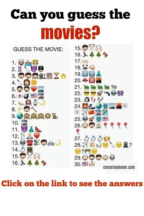 guess the movie brainteaser riddle riddles guess the movie guess the emoji answers emoji quiz