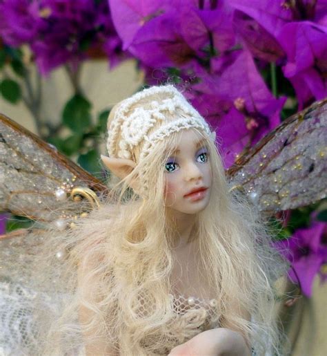 Beautiful Fairy Ooak Hiddleston Original Doll Miniature Wings Fairy
