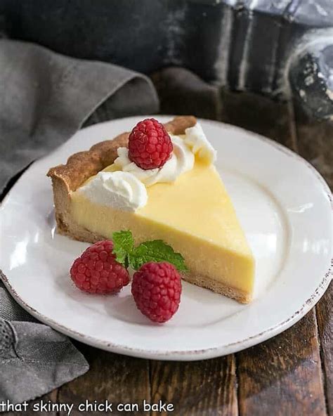 Creamy Lemon Tart Perfect For Lemon Lovers That Skinny Chick Can Bake