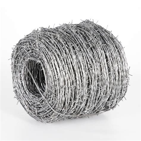 Benzal 2000 Coating Galvanized Iron High Tensile Barbed Wire Size 2