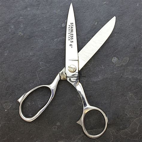 6 stainless steel tailor scissors unlimited wares inc