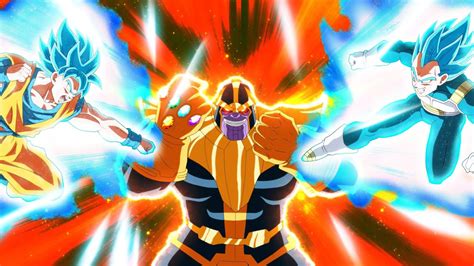 Vegeta And Goku Vs Thanos And Youtube