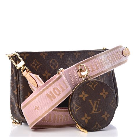 Buy, sell, empty your wardrobe on our website. LOUIS VUITTON Monogram Multi Pochette Accessories Rose ...