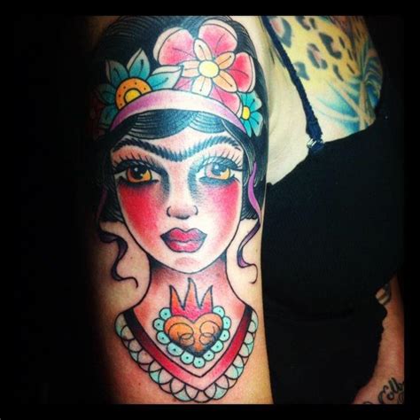 Photos American Pickers Danielle Colby Shows Off Huge New Frida Kahlo Tattoo
