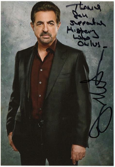 Joe Mantegna Signed Photo Criminal Minds Signedforcharity