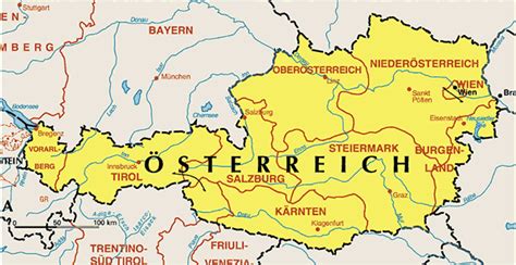 Österreich Karte ~ Online Map