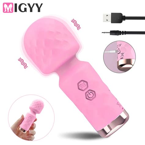mini powerful av vibrators for women magic wand vibrator female clitoris stimulator massager