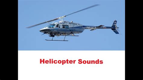 Helicopter Sound Effects All Sounds Youtube