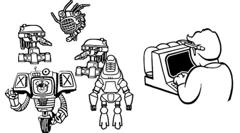 Fallout 4 coloring pages sketch coloring page source : Category:Robots and computers | Fallout Wiki | FANDOM ...