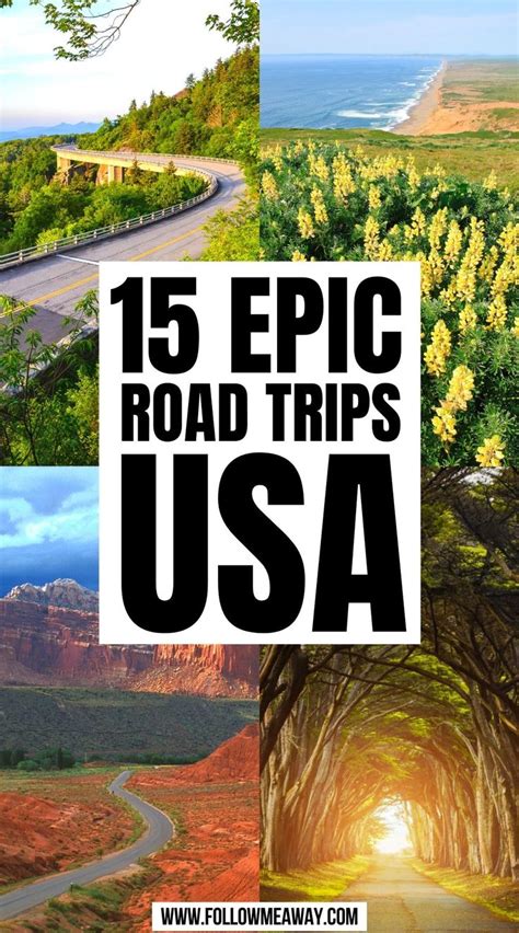 15 Best Road Trips In The Usa For Your Bucket List Road Trip Fun Road Trip Usa Trip