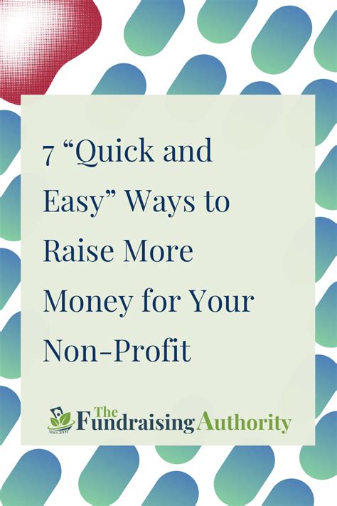 7 “quick And Easy” Ways To Raise More Money For Your Non Profit