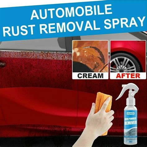Car Rust Removal Spray Multi Purpose Rust Remover Rust Inhibitor