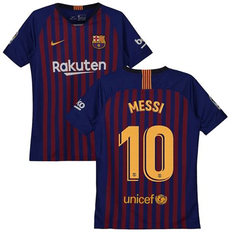 2018 19 Barcelona Player Issue Home Shirt 10 Messi Champions League Xl
