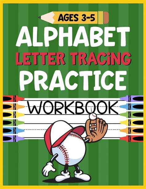 Alphabet Letter Tracing Practice Workbook Ages 3 5 Kids Activity Book