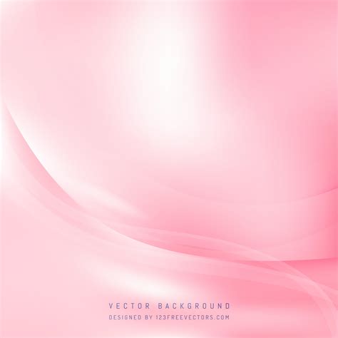 Light Pink Wave Background Template