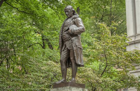 The Inauguration Of The Benjamin Franklin Statue Walking Boston
