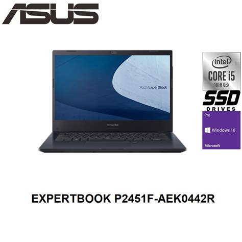 Asus Expertbook P2451f Aek0442r Laptop I5 10210u8gb256gb Ssd14 Fhd