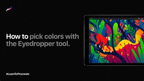 How To Pick Colors With The Eyedropper Tool In Procreate YouTube