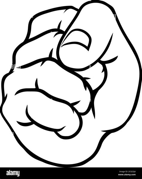 Fist Punch Hand Cartoon Stock Vector Image And Art Alamy