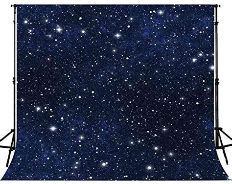 Fuermor 10x10ft Night Starry Sky Photo Backdrop Studio
