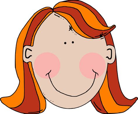 Teenage Girl Cartoon Face Clip Art At Vector Clip Art