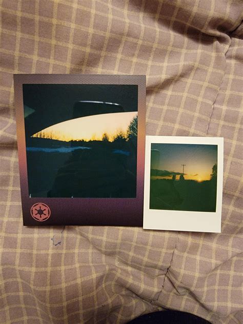 Polaroid Go Photo Size Compared To A Normal Polaroid Photo Rpolaroid