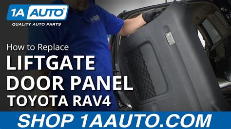 How To Remove Liftgate Door Panel 05 16 Toyota Rav4 Youtube